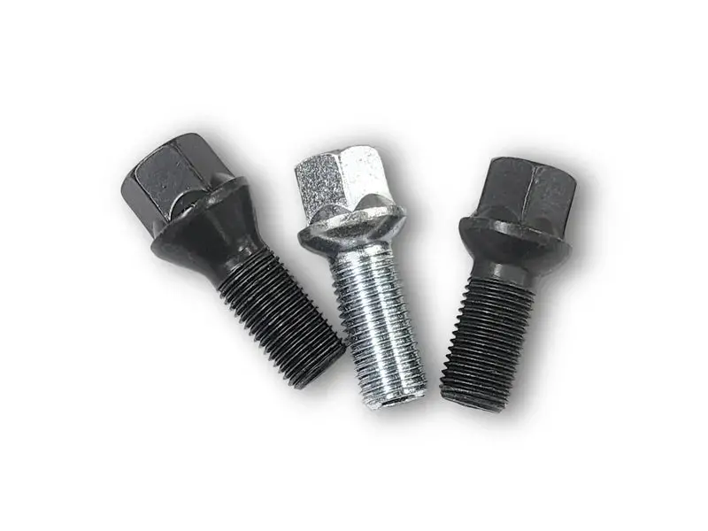 Neuspeed Steel Wheel Lug Bolts M14x1.50 • Audi/Vw - Ball Seat Zinc Silver 30Mm (+3Mm) 1