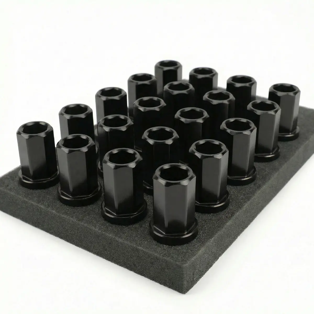 Aluminum Closed M14x1.5 19Mm Wheel Lug Nuts (Pack Of 20Pcs) 1