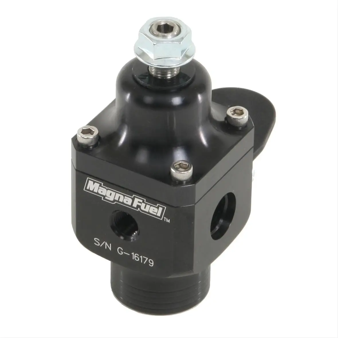 Magnafuel Mp-9633-Blk Carbureted Fuel Pressure Regulator – Black Anodized 1