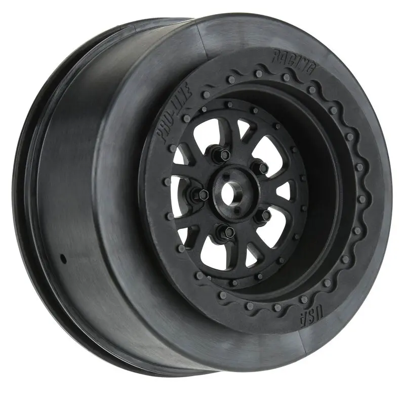 Pomona Drag Spec 2.2"/3.0" Black Wheel Drag Car Losi, Slash, Ae Dr10 1