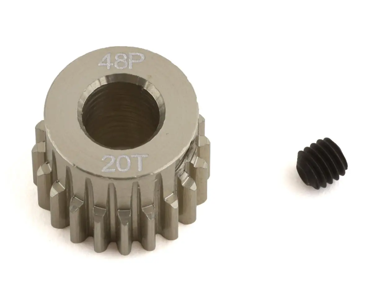 Protek Rc 48P Lightweight Hard Anodized Aluminum Pinion Gear (5.0Mm Bore) 1