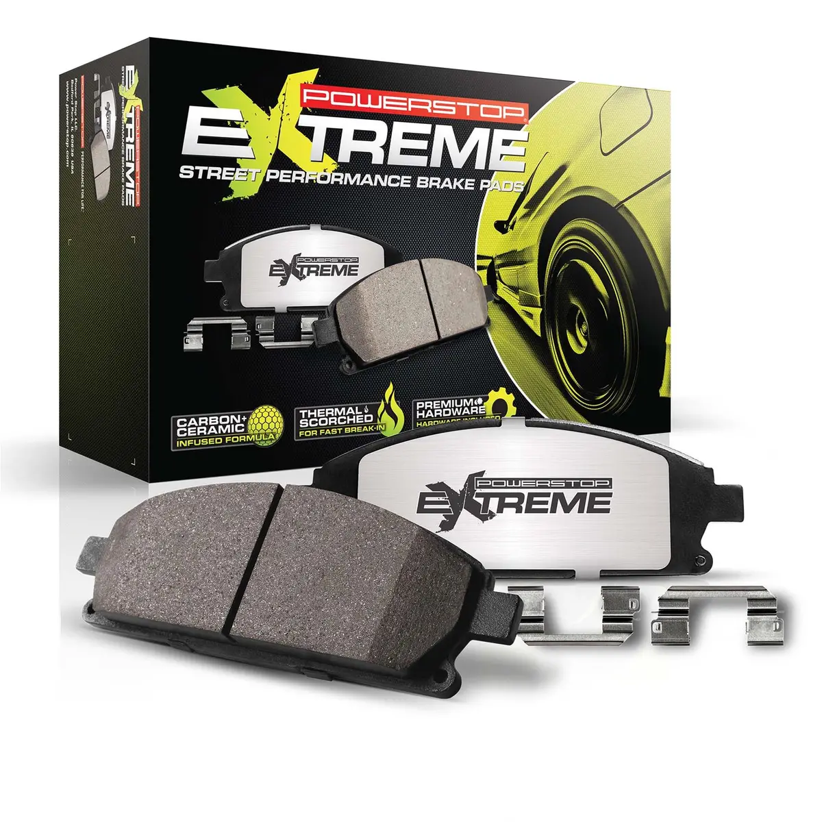 Powerstop Z26 Front Brake Pads C8 Corvette Z06 1