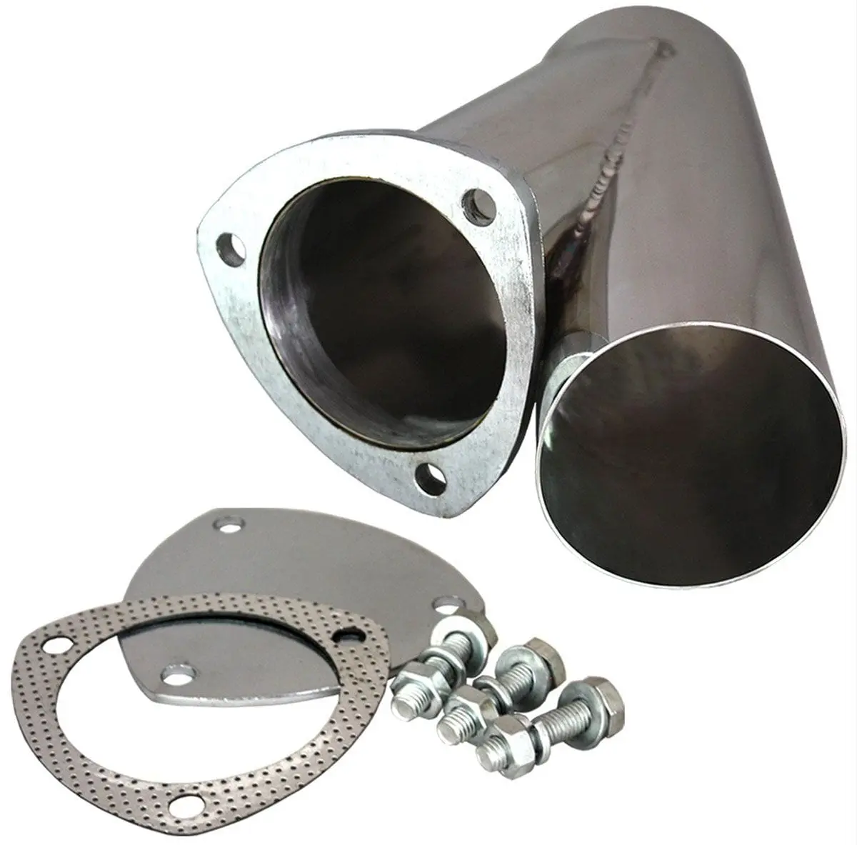 Qtp 3" Stainless Steel Y-Branch Exhaust Cutout - Model Qtp10300 1