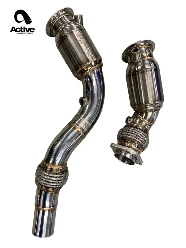 Active Autowerke Catted Downpipes Bmw F87 M2 Competition / F80 M3 / F82 M4 1