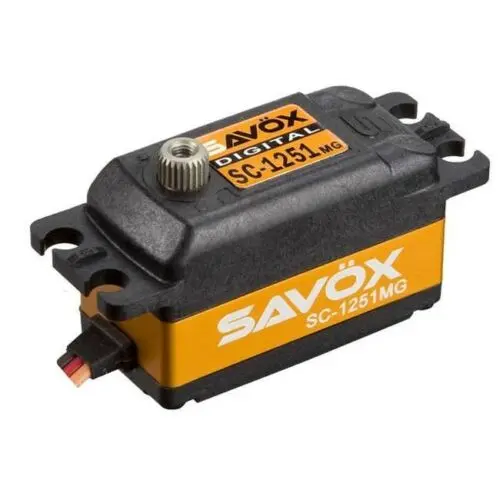Savox Sc-1251Mg Low Profile Digital "High Speed" Metal Gear Servo 1