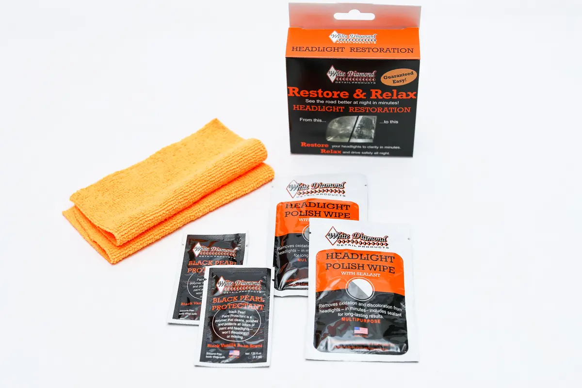 Restore & Relax Headlight Restoration Kit 1