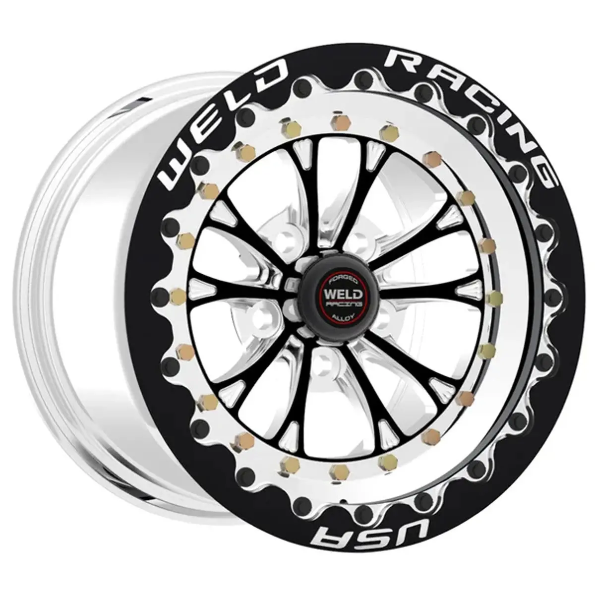Weld 15X10 Vitesse Beadlock C6 / C7 Corvette (2006-2019) 1