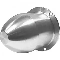 Front Dust Cap, Bullet Style Mill Finish 1