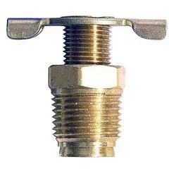 3/8" Npt Brass Drain Cock 1