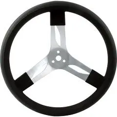 17" Aluminum Dished Steering Wheel 1