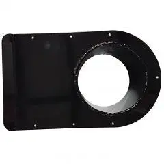 90 Degree Single Exhaust Door Flange 1