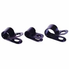 1/4" Black Nylon Clamp 1