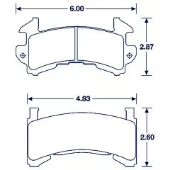Metric Gm Brake Pads 01 Compound 1
