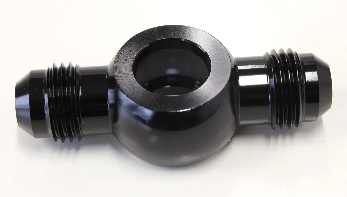 Alloy Double-Ended An Banjo Fitting – 6An X 6An, Black Finish (Af721-06-06Blk) 1