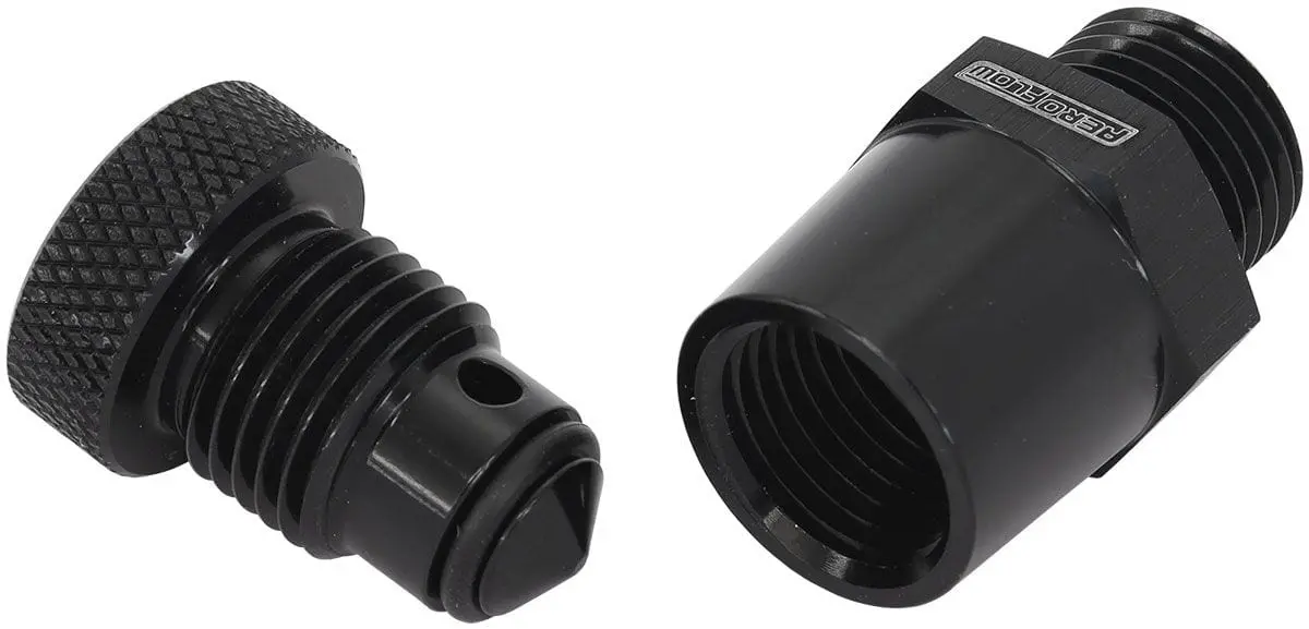 Universal -6 Orb Drain Valve – Af615-02Blk Stainless Steel Shut-Off Fitting 1
