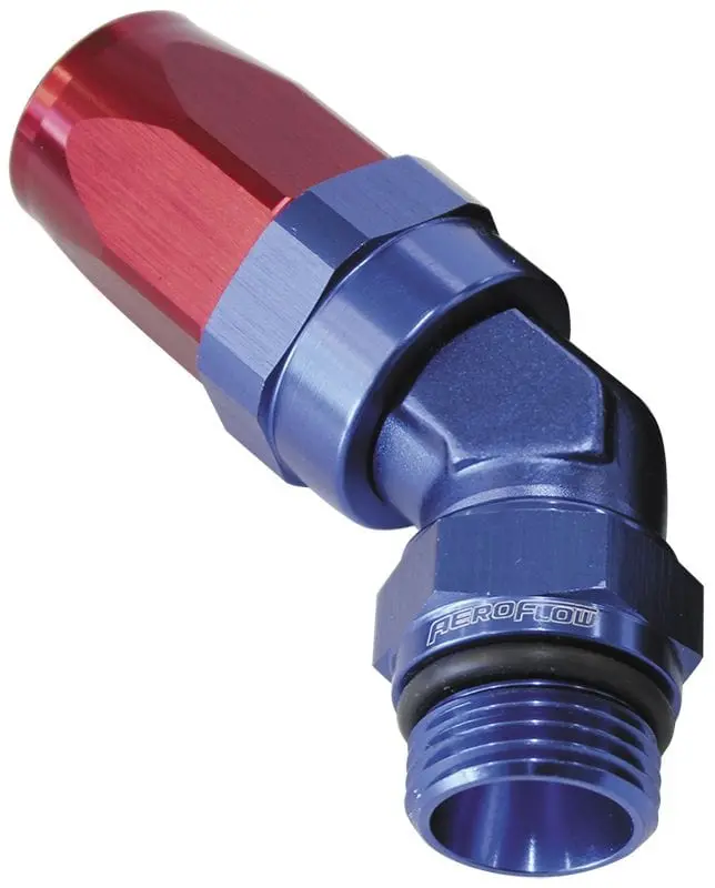 Af844-06-04 45° Orb-To-An Swivel Hose Fitting (-4 Orb To -6 An) 1