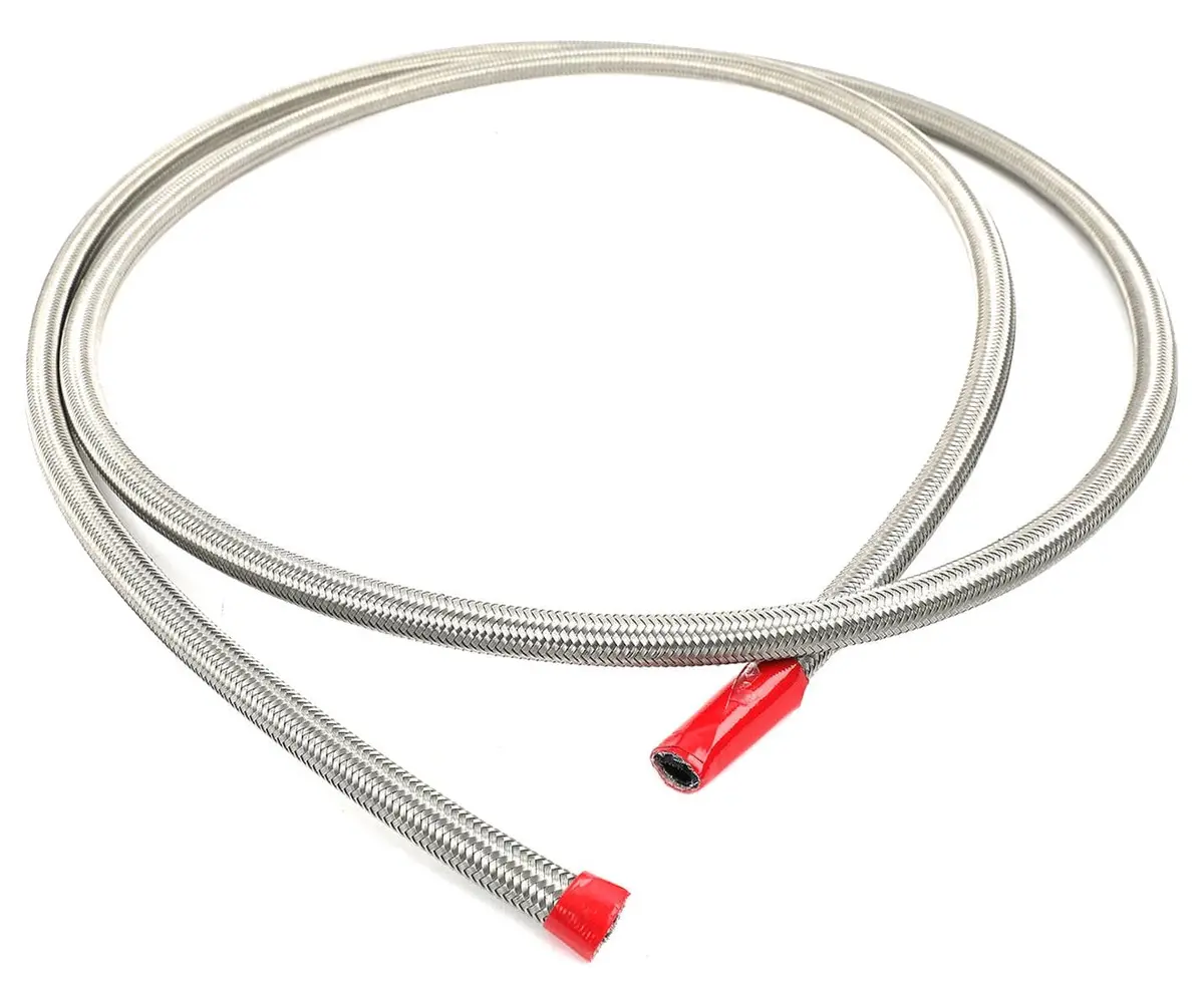 Aeromotive 15305 Ptfe-Lined Stainless Braided Fuel Line – Sae J30R9 Rated, Flexible & Leak-Resistant 1