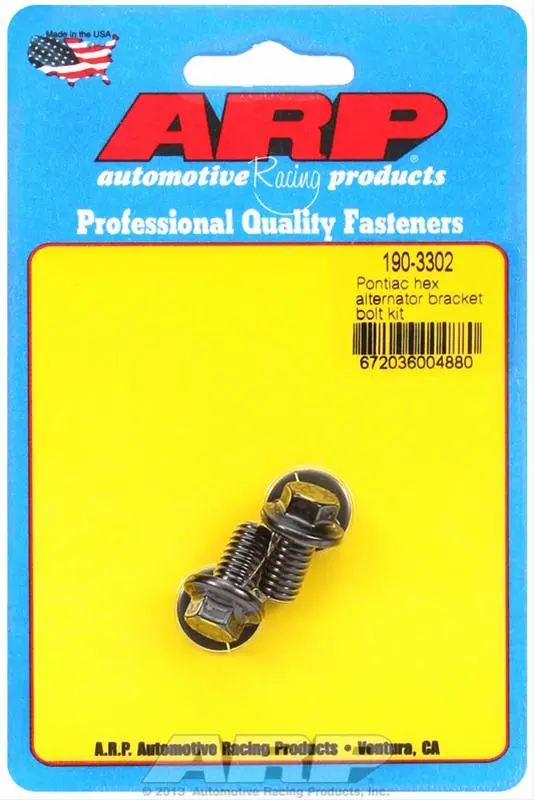 Arp 190-3302 Alternator Bracket Bolt Kit – Heat-Treated Alloy Steel Fasteners With Precision Threads 1