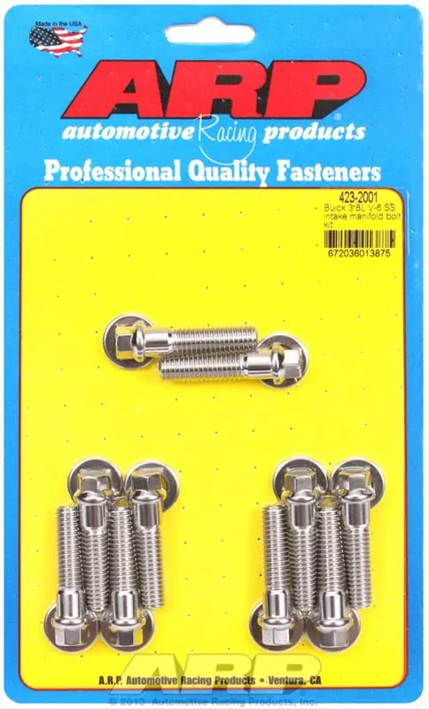 Arp Stainless Intake Manifold Bolt Kit – Precision Engineered For High-Torque Applications (423-2001) 1