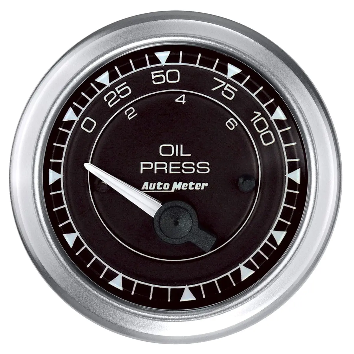 Auto Gage Au8127 Chrono Series Electric Oil Pressure Gauge – 2-1/16" Short-Sweep Design 1