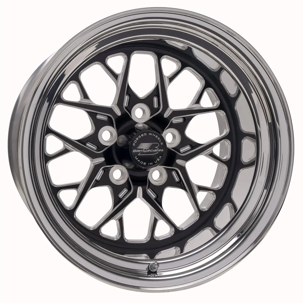 Billet Specialties Brs07580L6155 Forged Aluminum Wheel – 15X7-Inch, 5X114.3Mm, +38Mm Offset 1