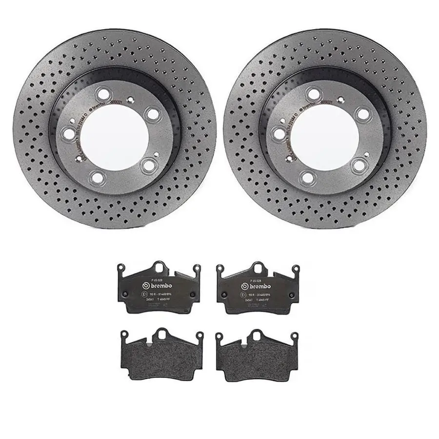 Brembo Oe-Plus Disc Brake Pad And Rotor Combo Kit (Kt04285) 1