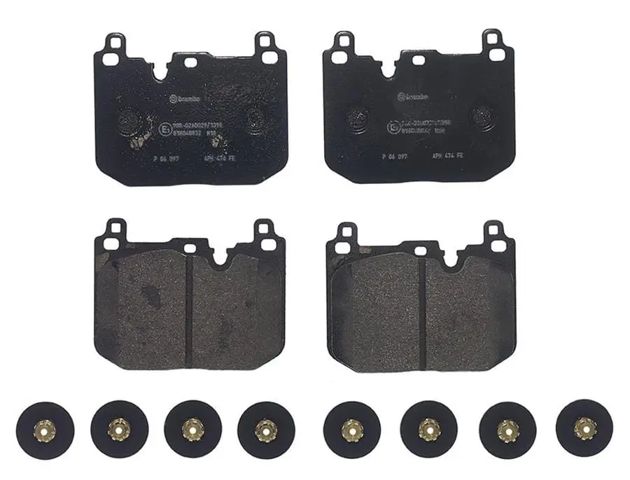 Brembo P06097 Low-Metallic Brake Pads – Quiet, Low-Dust Performance 1