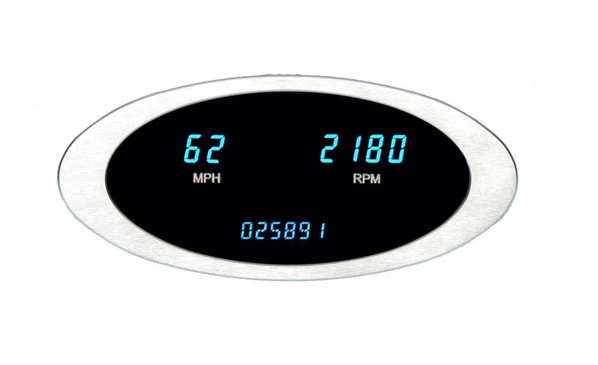 Dakota Digital Ion-01-6-S-B Ion Series Digital Gauge – 6-Pod Configuration 1