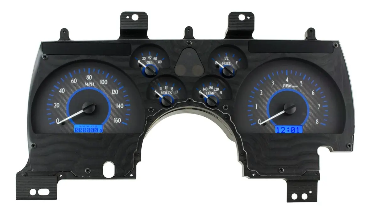 Dakota Digital Vhx-90C-Cam-C-B Direct-Fit Analog Gauge System For Camaro 1