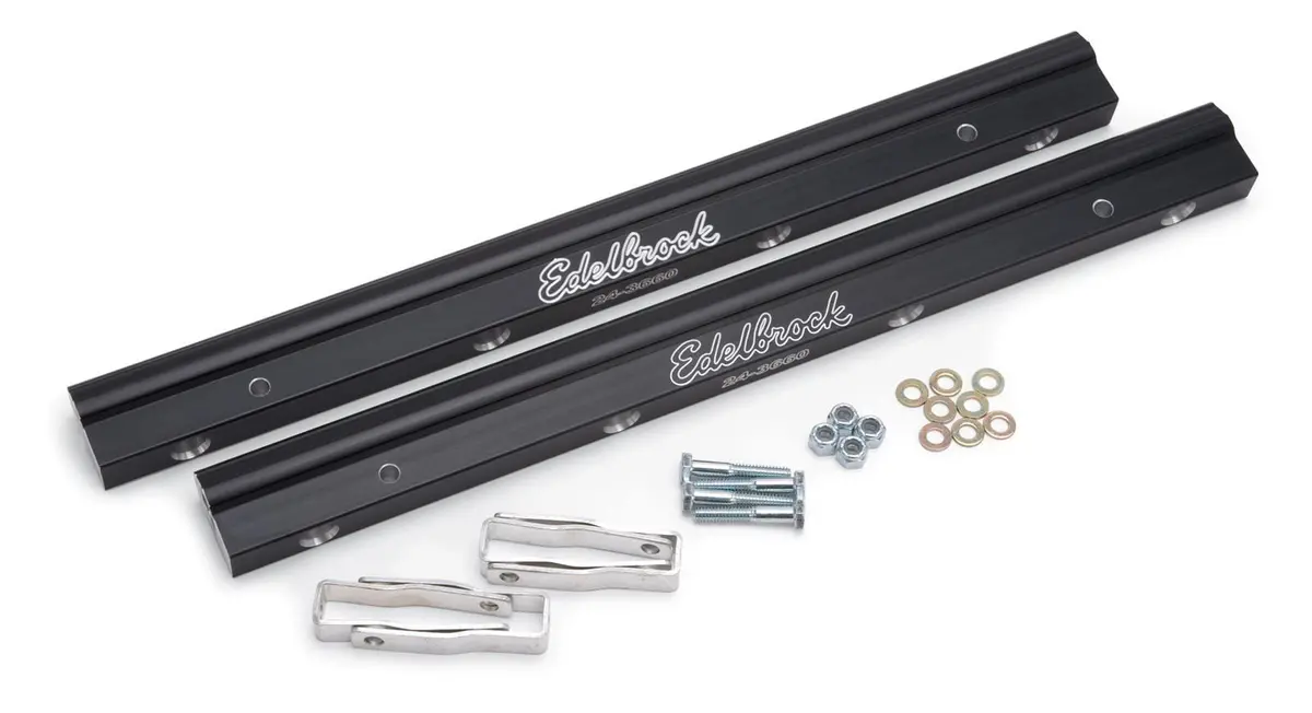 Edelbrock Anodized Aluminum Fuel Rails – Compatible With Efi Systems 1