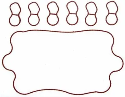 Fel-Pro Intake Plenum Gasket Set – Multi-Layer Steel Ms94452 1