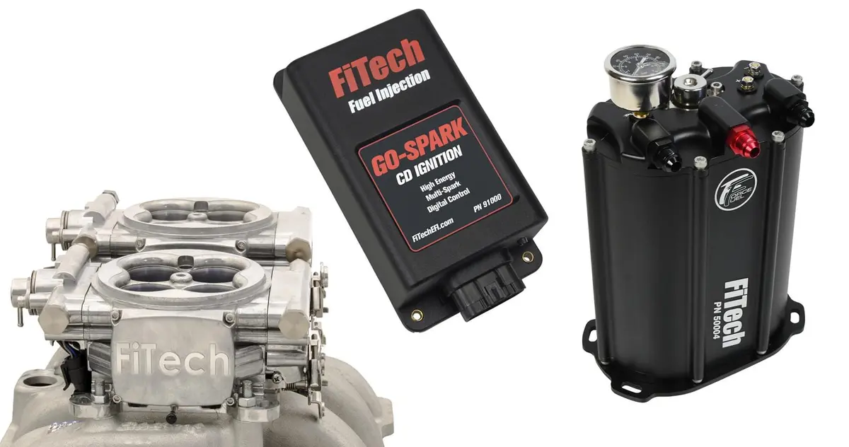 Fitech Go Efi Dual-Quad Fuel Injection System – 625 Hp Master Kit 1