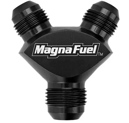 Magnafuel Black Y-Type Fuel Line Fitting – Mp-6228-Blk 1