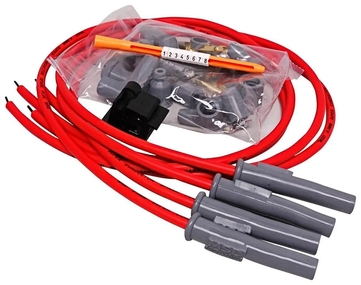 8.5Mm High-Performance Spark Plug Wire Set – Msd 31449 Super Conductor 1