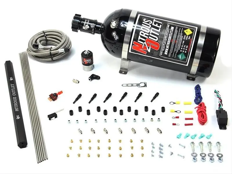 Nitrous Outlet E85-Compatible Nitrous Oxide Kit – 10 Lb Capacity 1