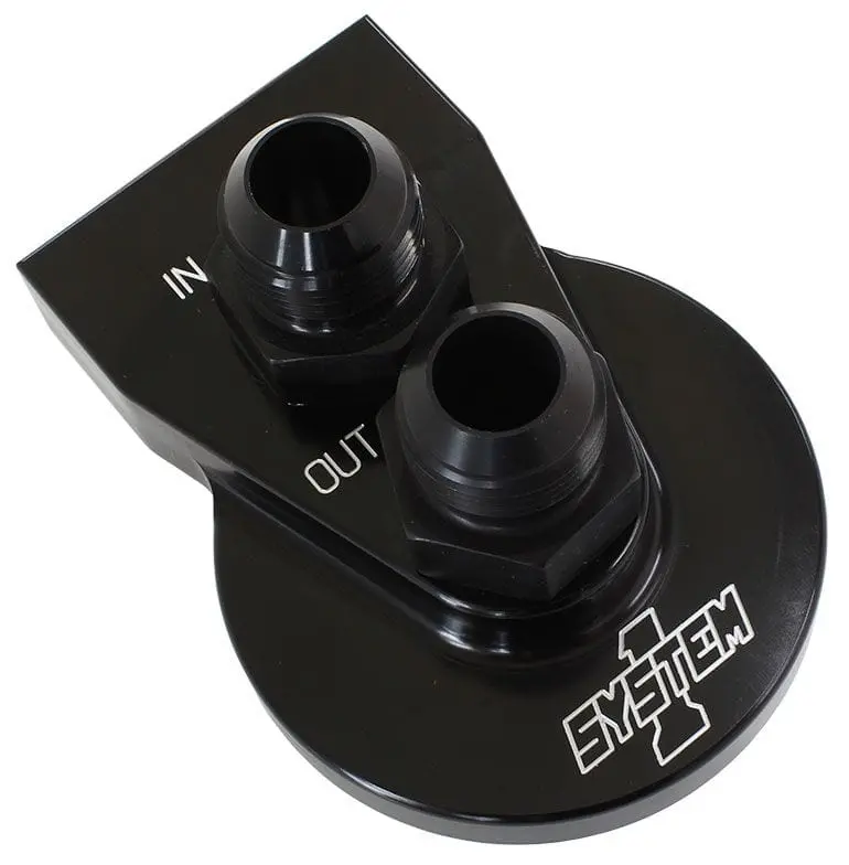 Remote Oil Filter Mount Kit – Black Anodized Sy221-90004-12-B 1
