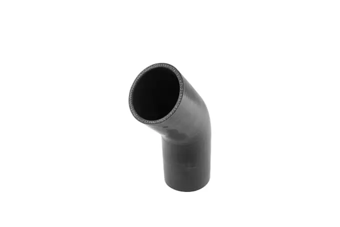 2.50-Inch Black 45-Degree Elbow Fitting – Mild Steel Tubing Connector 1