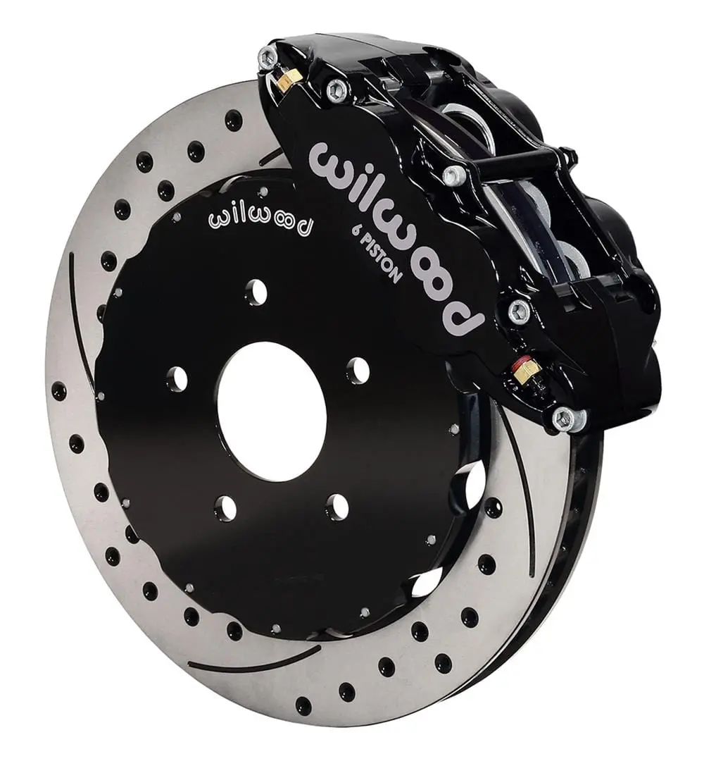 Wilwood 140-9285-D Forged Narrow Superlite 6R Front Big Brake Kit – Lightweight 6-Piston Caliper System 1